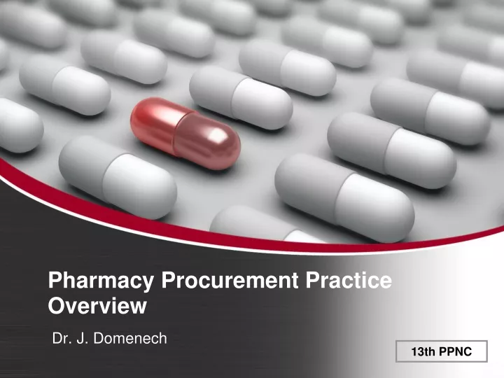 pharmacy procurement practice overview