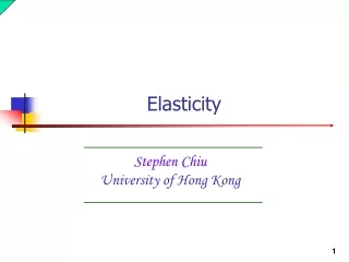 Stephen Chiu University of Hong Kong