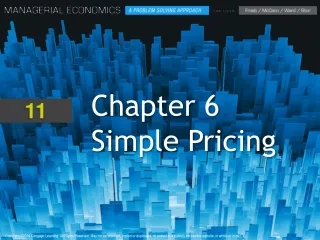 Chapter  6 Simple Pricing