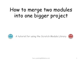 How to merge two modules into one bigger project