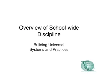 Overview of School-wide Discipline