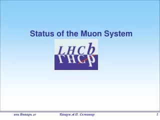 Status of the Muon System