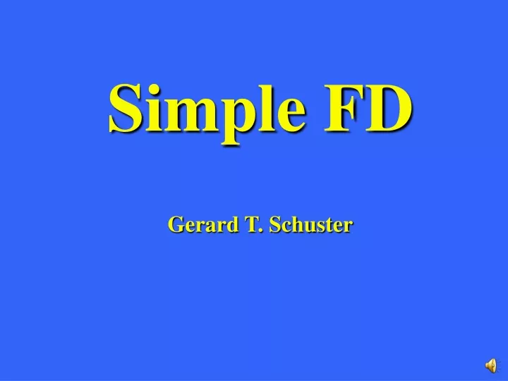 simple fd