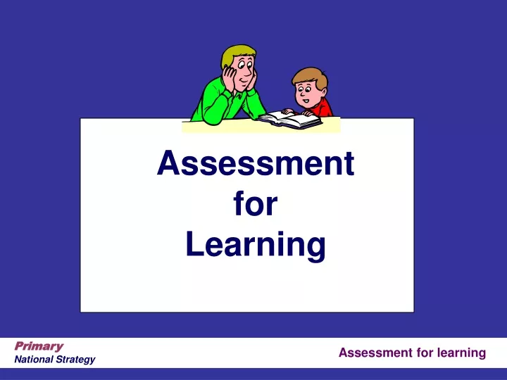 assessment for learning