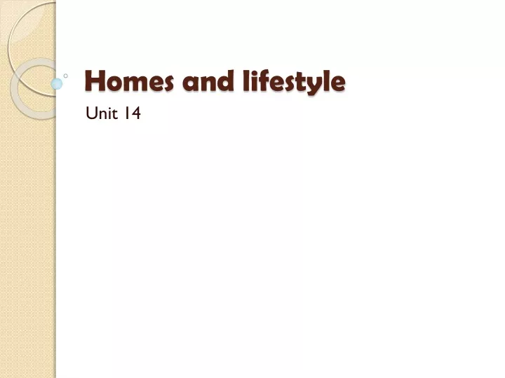 homes and lifestyle