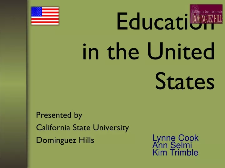 education in the united states