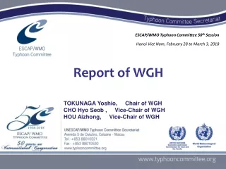 Report of WGH