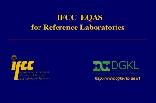 IFCC  EQAS for Reference Laboratories ________________________________________