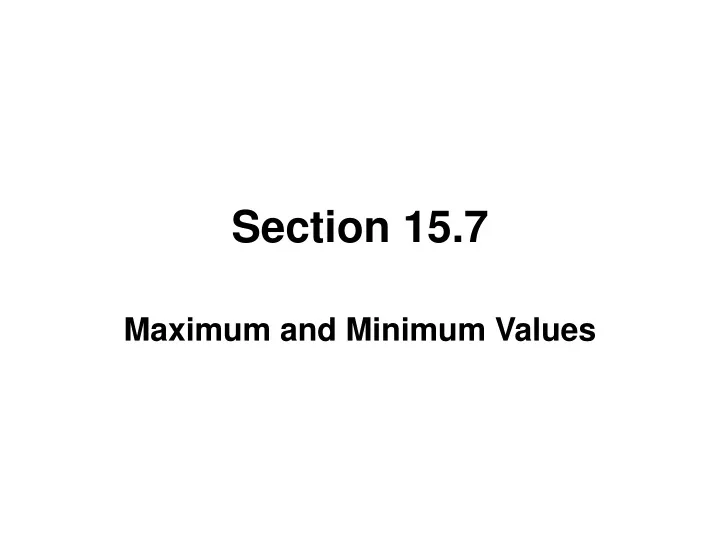 section 15 7