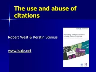 The use and abuse of citations