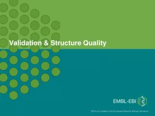 Validation &amp; Structure Quality