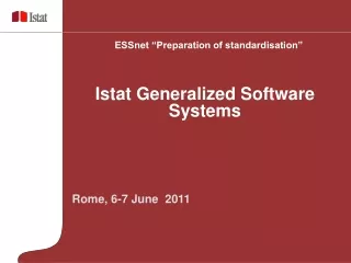 Istat Generalized Software Systems