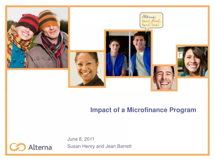 impact of a microfinance program