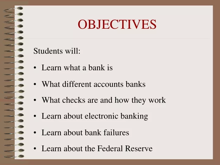 objectives