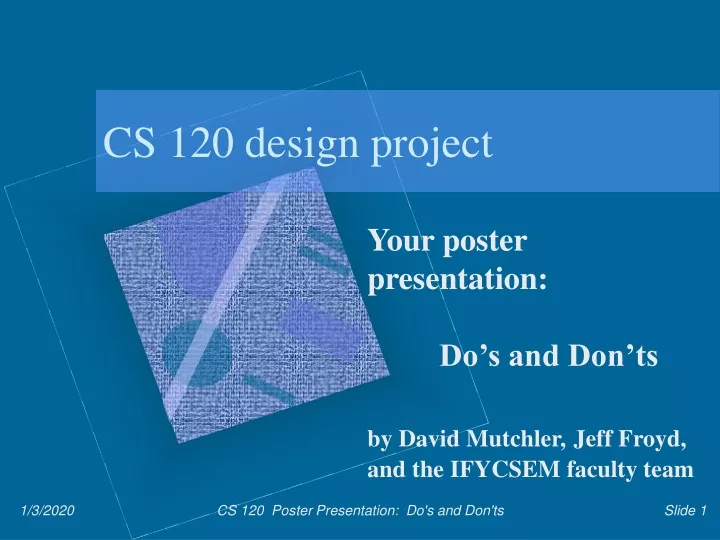 cs 120 design project