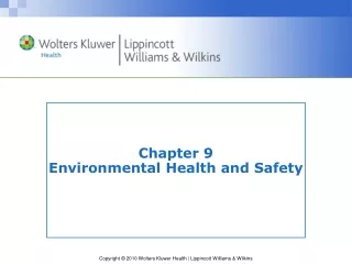 Chapter 9 Environmental Health and Safety