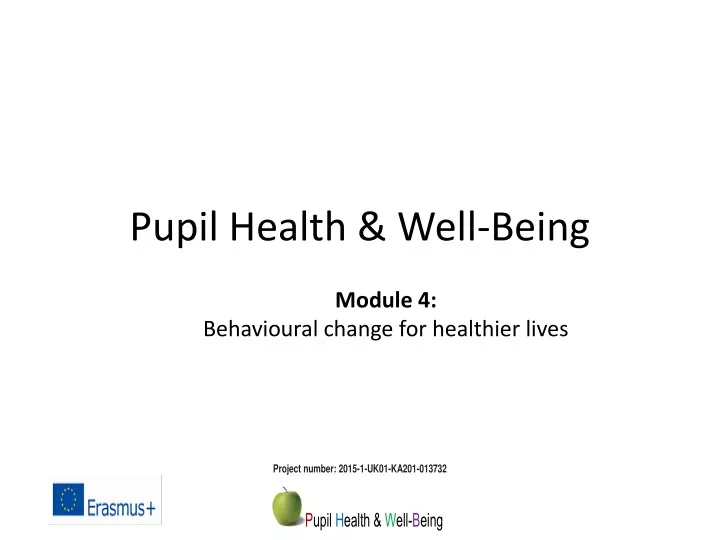 pupil health well being