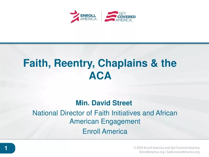 faith reentry chaplains the aca