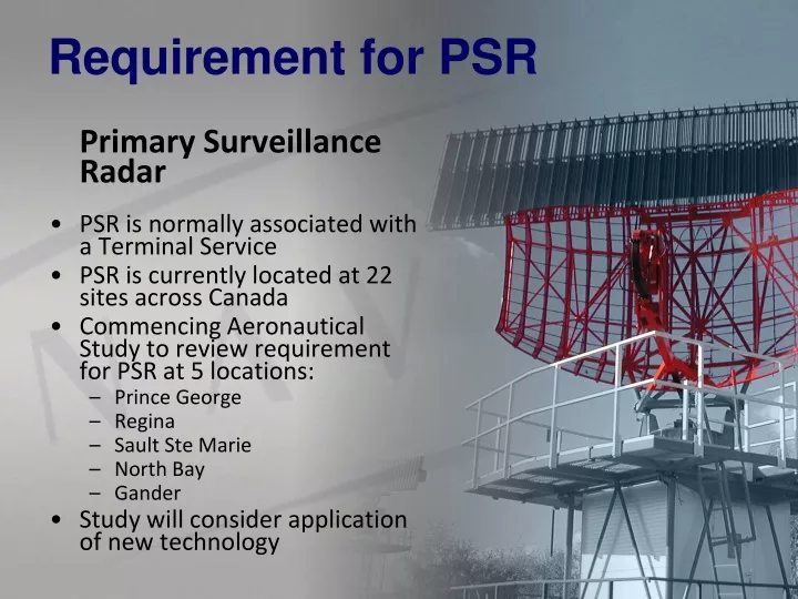requirement for psr