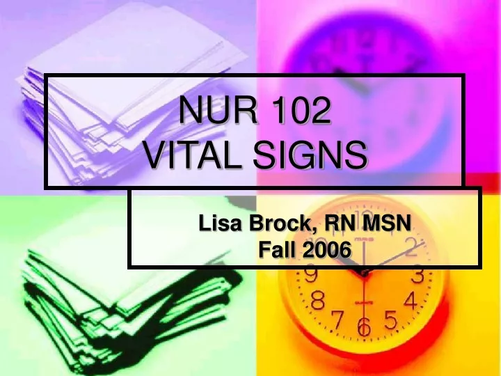 nur 102 vital signs