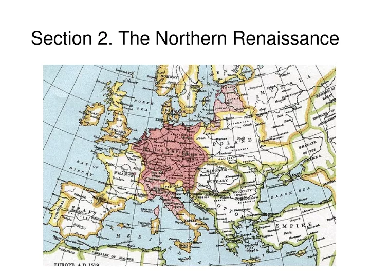 section 2 the northern renaissance