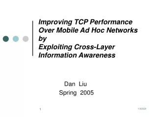 Dan  Liu      Spring  2005