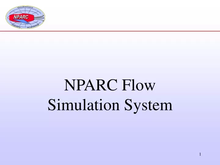 nparc flow simulation system