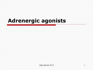 Adrenergic agonists