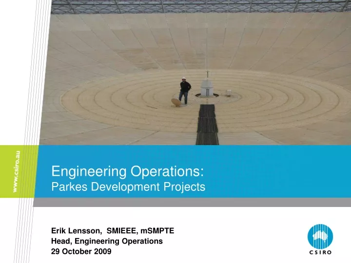 engineering operations parkes development projects