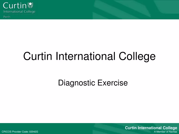 curtin international college