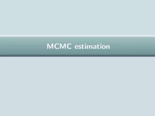 MCMC estimation in MlwiN