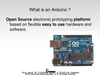 What is an  Arduino  ?