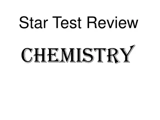 Star Test Review