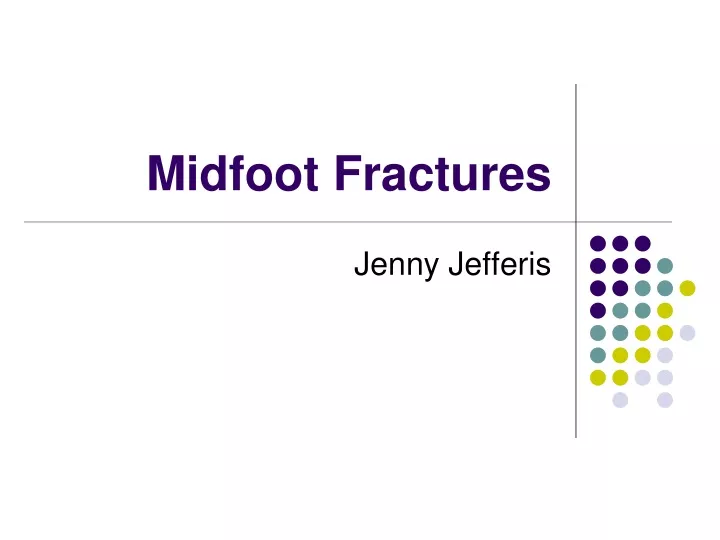 midfoot fractures