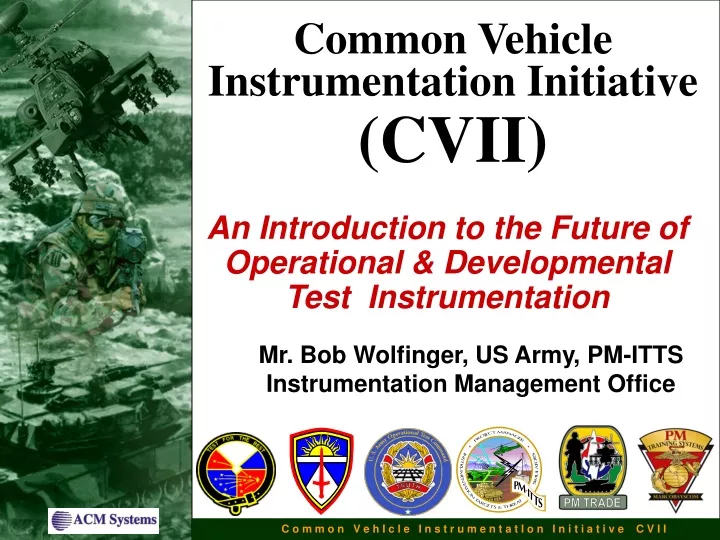 common vehicle instrumentation initiative cvii
