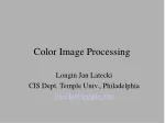 Color Processing in Image Technology - slide 1