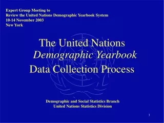 The United Nations  Demographic Yearbook Data Collection Process