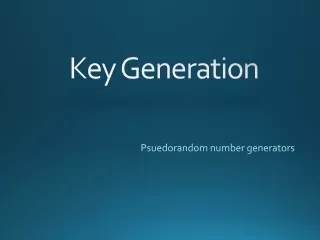 Key Generation