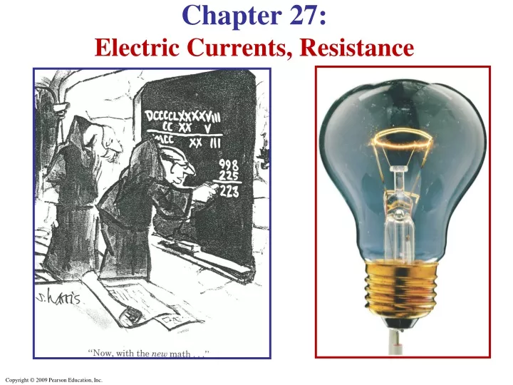 chapter 27 electric currents resistance