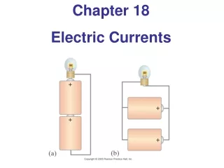 Chapter 18 Electric Currents