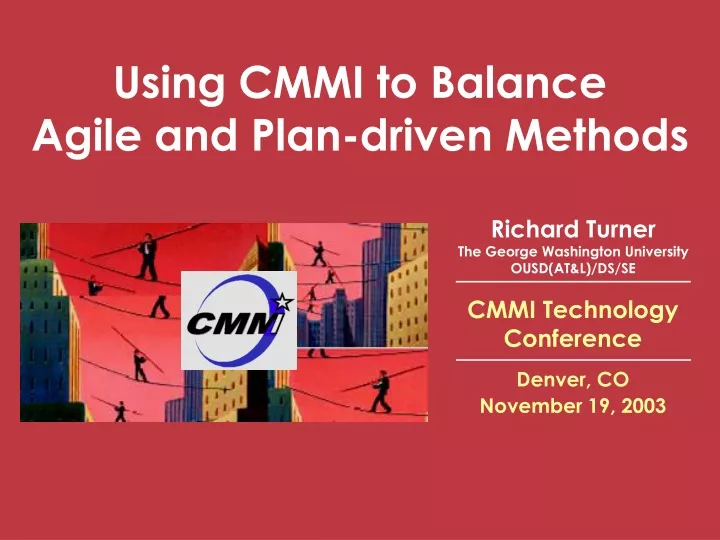 cmmi technology conference
