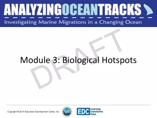 Module 3: Biological Hotspots