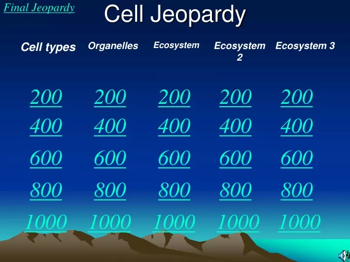 cell jeopardy