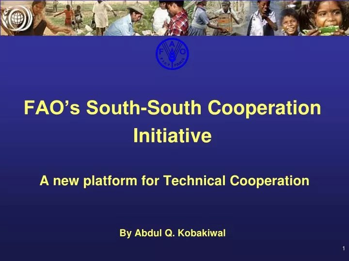 fao s south south cooperation initiative