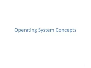 Operating System Concepts