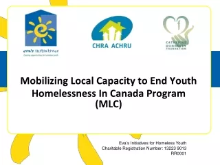 Mobilizing Local Capacity to End Youth  Homelessness In Canada Program (MLC)
