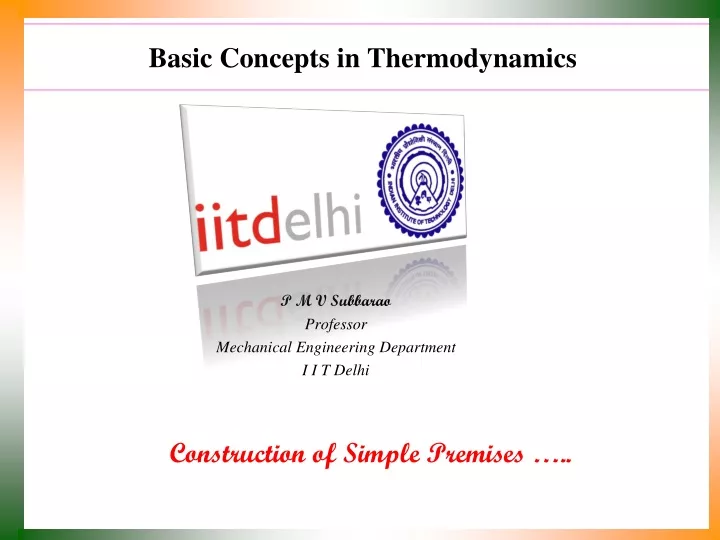 basic concepts in thermodynamics