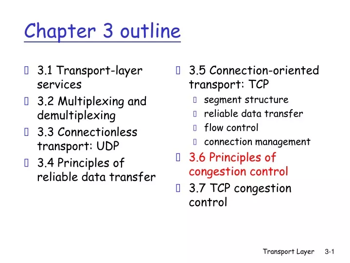 chapter 3 outline