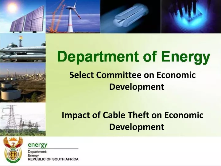 select committee on economic development impact