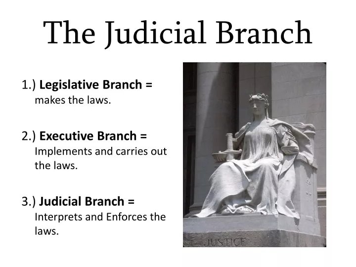 the judicial branch